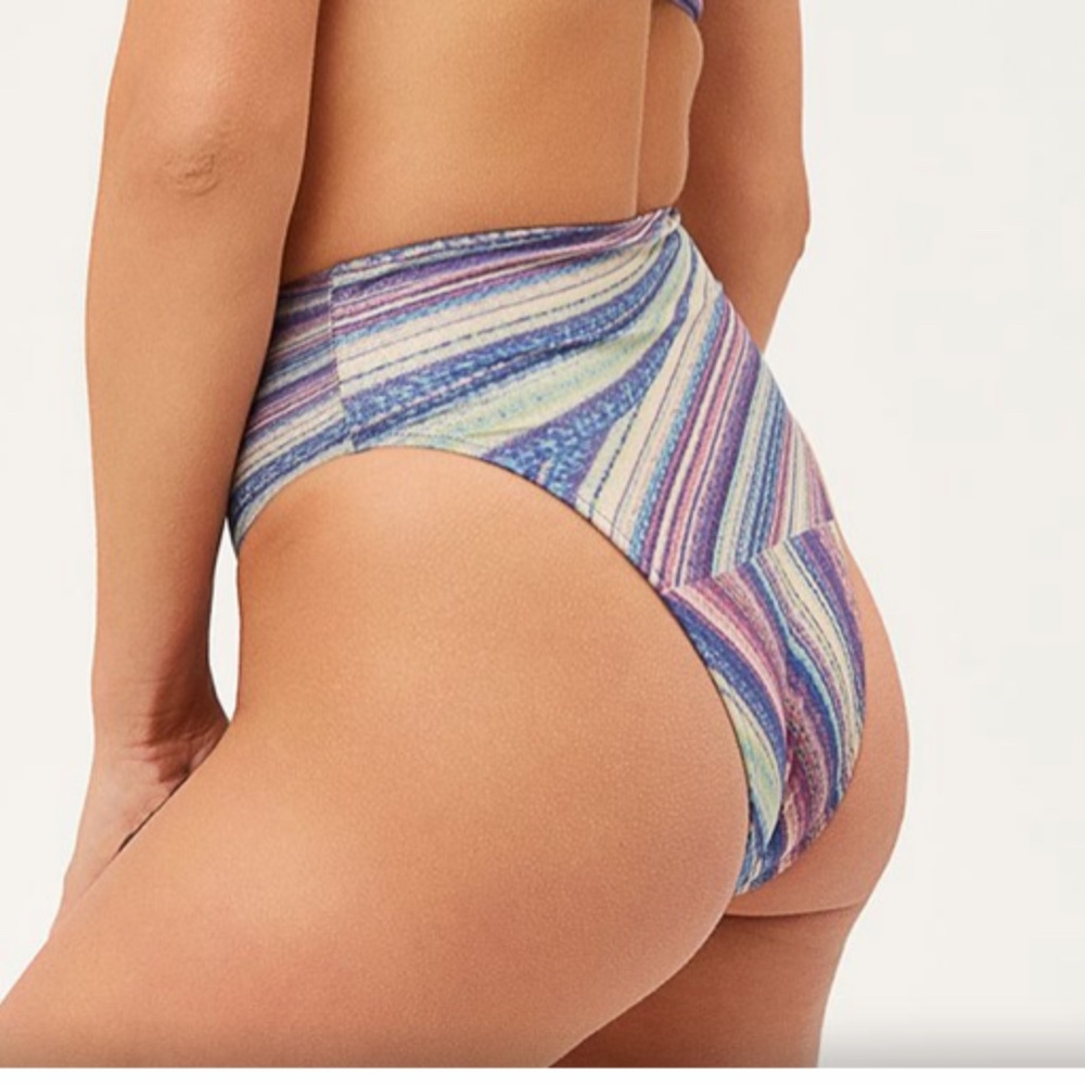 frankie's bikinis stardust halter bikini top L - Picture 2 of 2